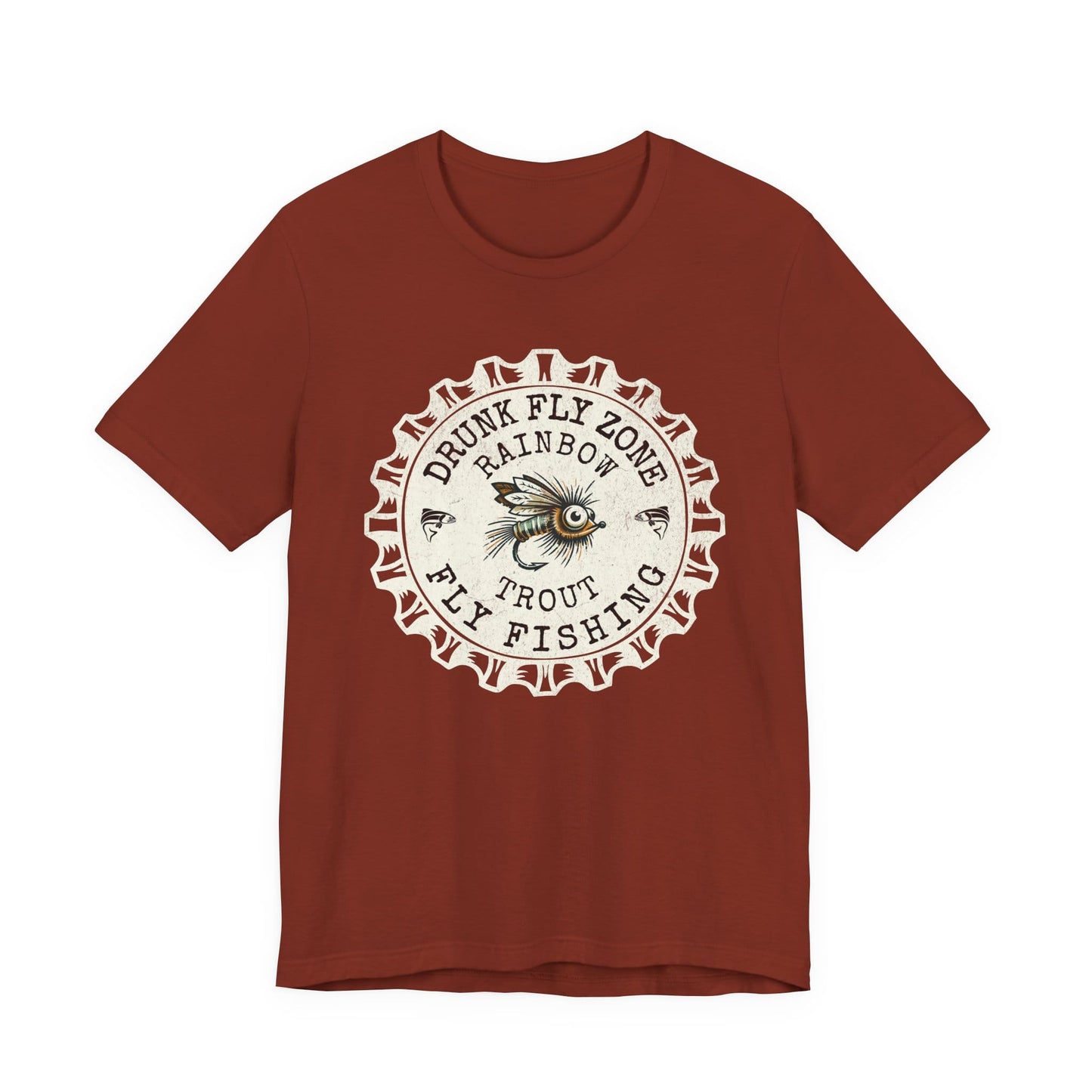 Cotton Tee - Bottlecap Rainbow Trout