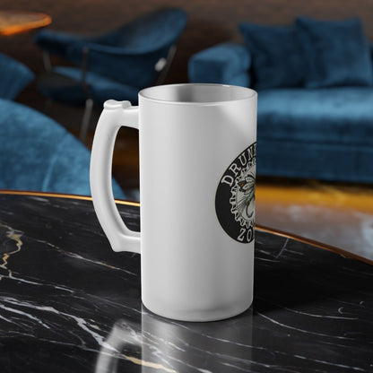 DFZ Frosted Glass Beer Mug