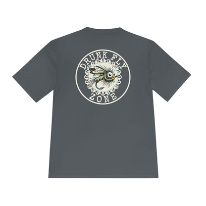 Moisture-Wicking Tee - Drunk Fly Zone Logo