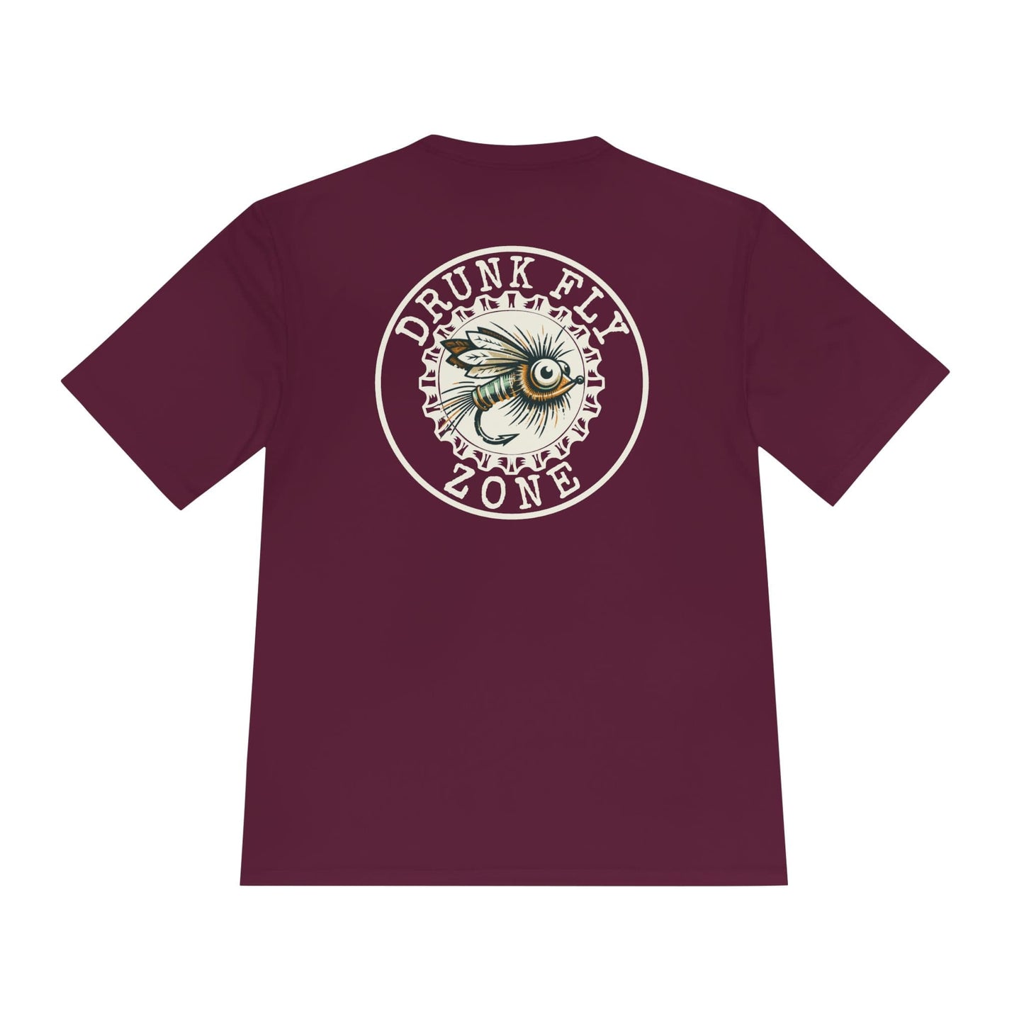 Moisture-Wicking Tee - Drunk Fly Zone Logo