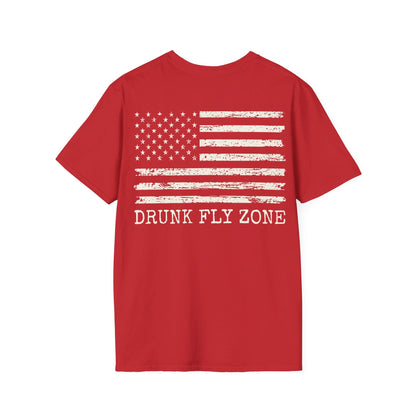 Cotton Tee Flag on Back