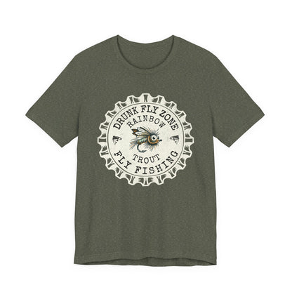 Cotton Tee - Bottlecap Rainbow Trout