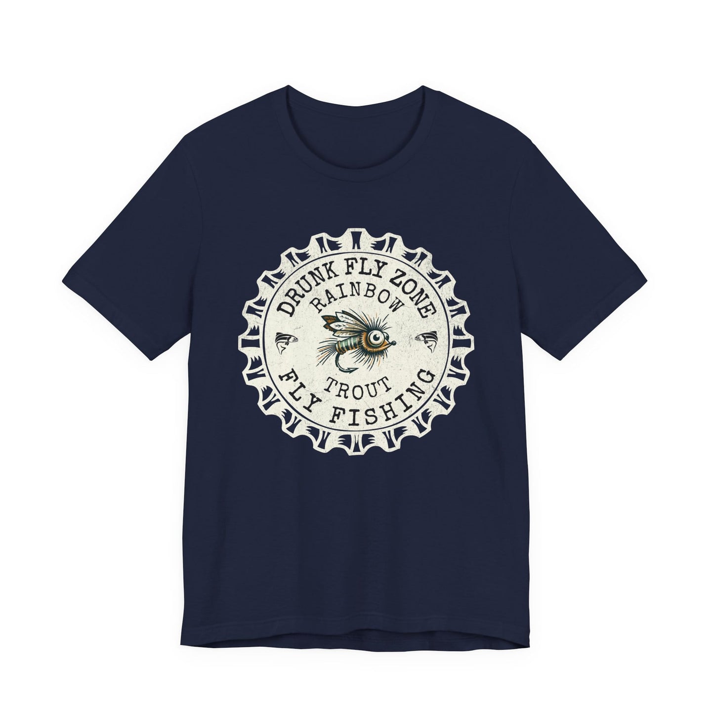 Cotton Tee - Bottlecap Rainbow Trout