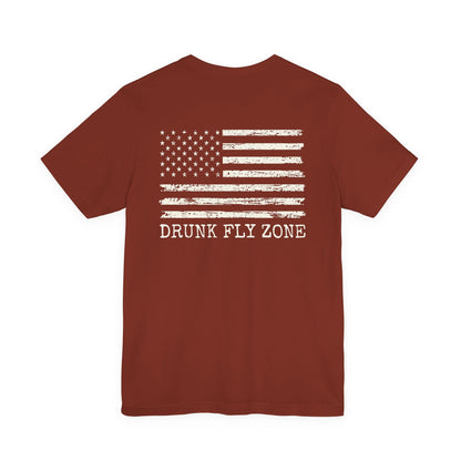 Cotton Tee Flag on Back