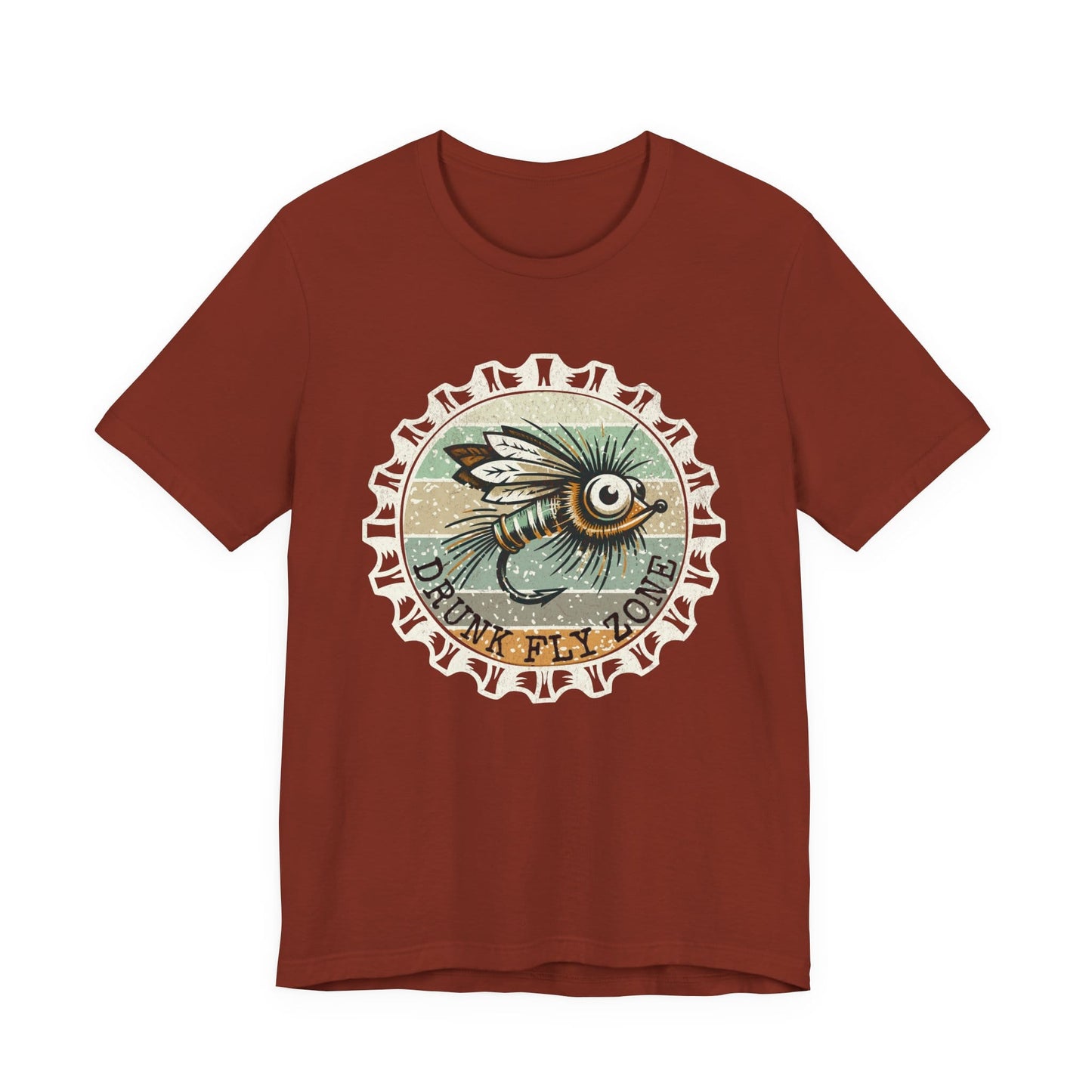 Cotton Tee- Retro Bottlecap Steelhead