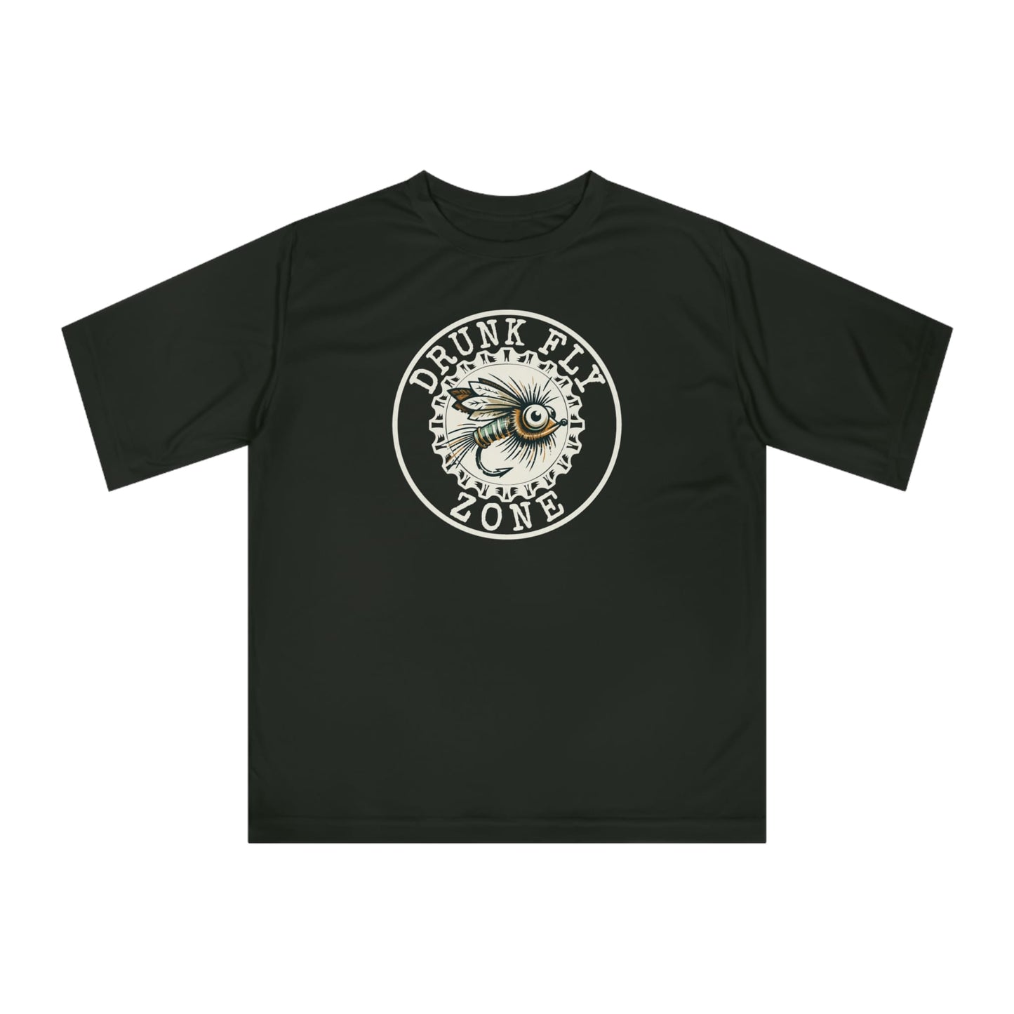 UPF 40+ Poly Tee Drunk Fly Zone