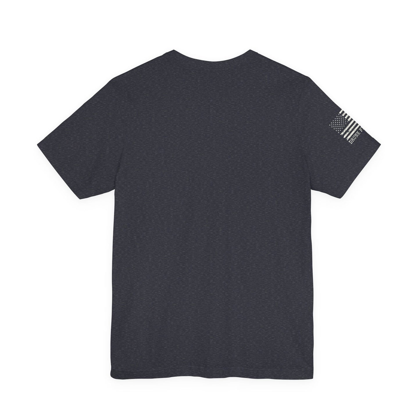 Cotton Tee - American Flag Sleeve