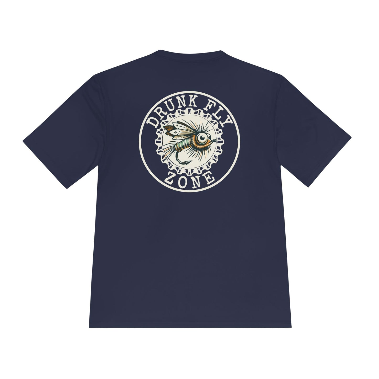 Moisture-Wicking Tee - Drunk Fly Zone Logo