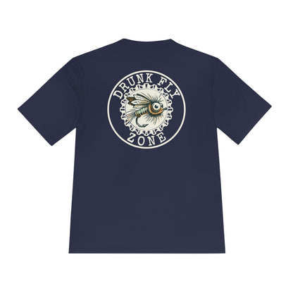 Moisture-Wicking Tee - Drunk Fly Zone Logo