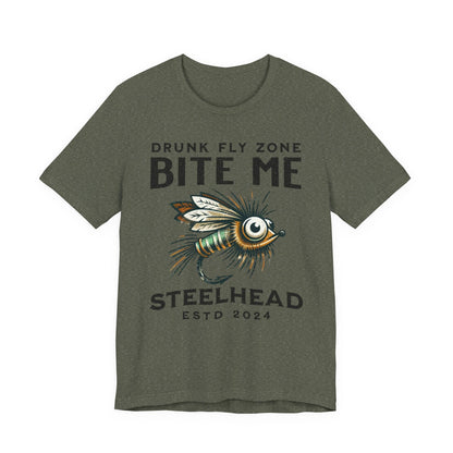 Cotton Tee - Bite Me Steelhead