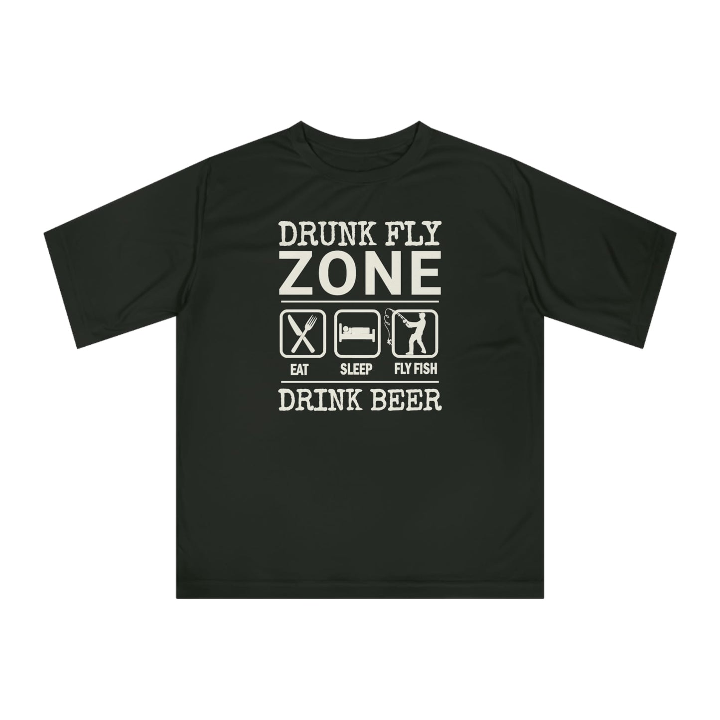 UPF 40+ Poly Tee Eat Sleep Fish