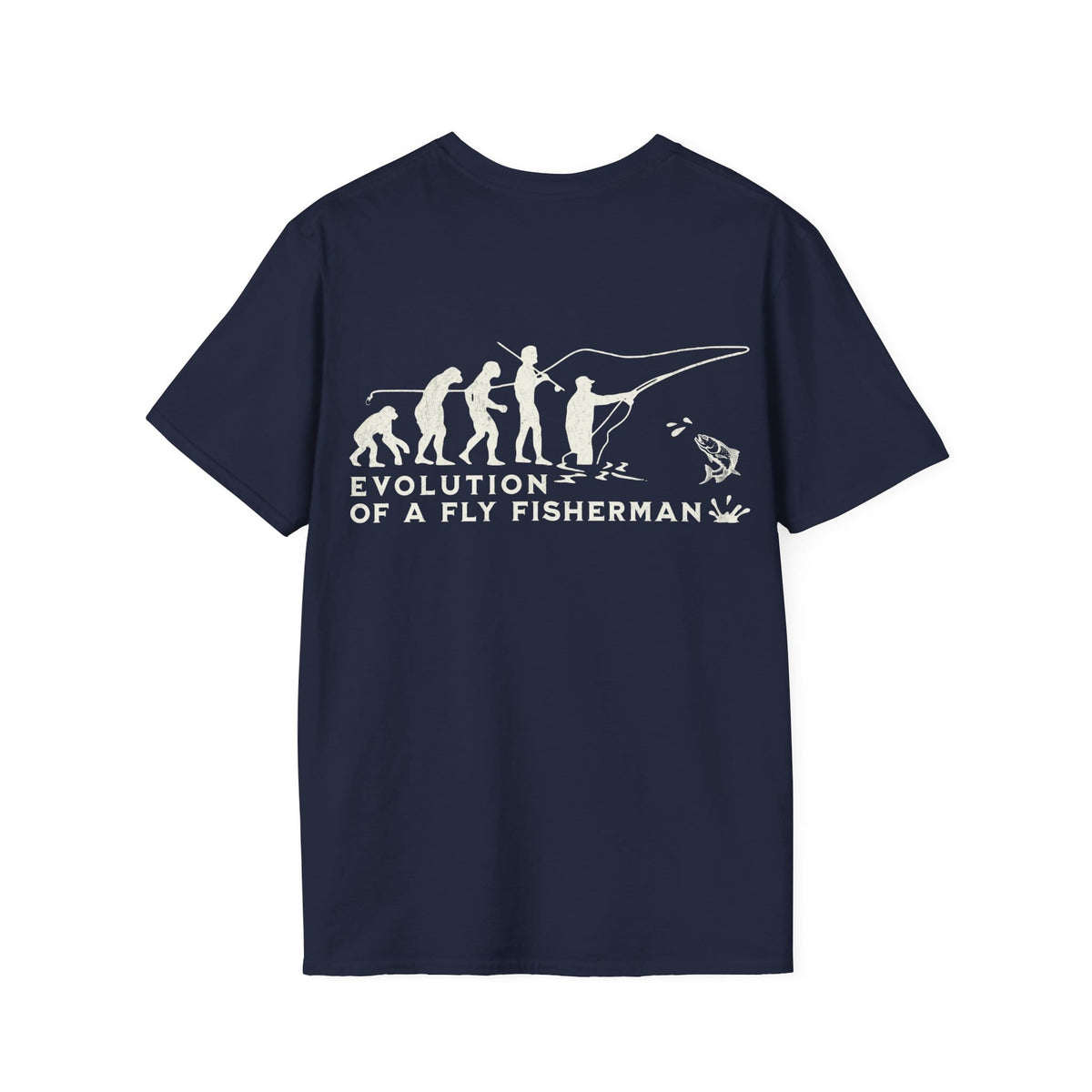 Cotton Tee- Evolution of a Fisherman