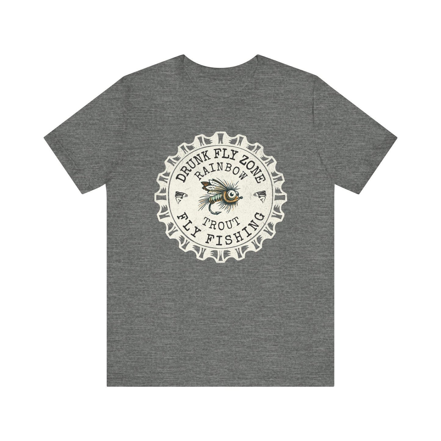 Cotton Tee - Bottlecap Rainbow Trout