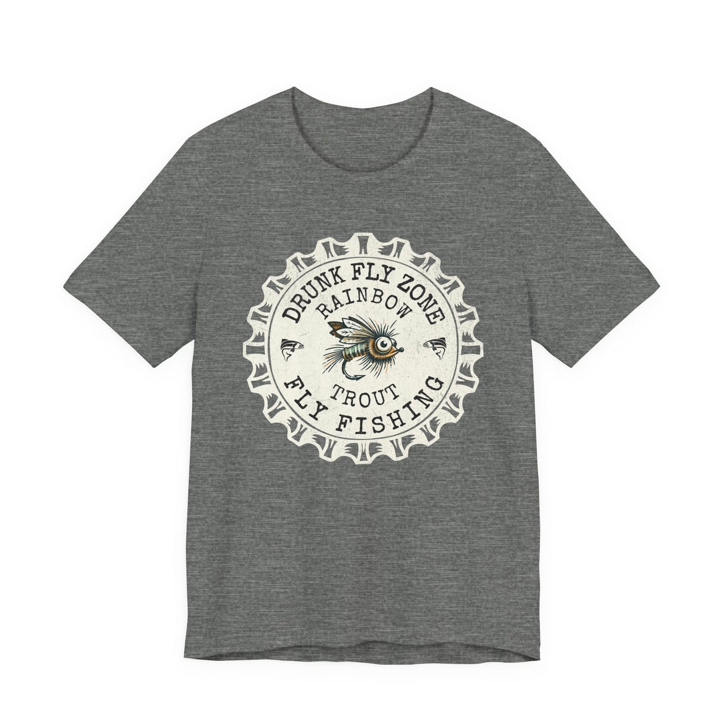 Cotton Tee - Bottlecap Rainbow Trout