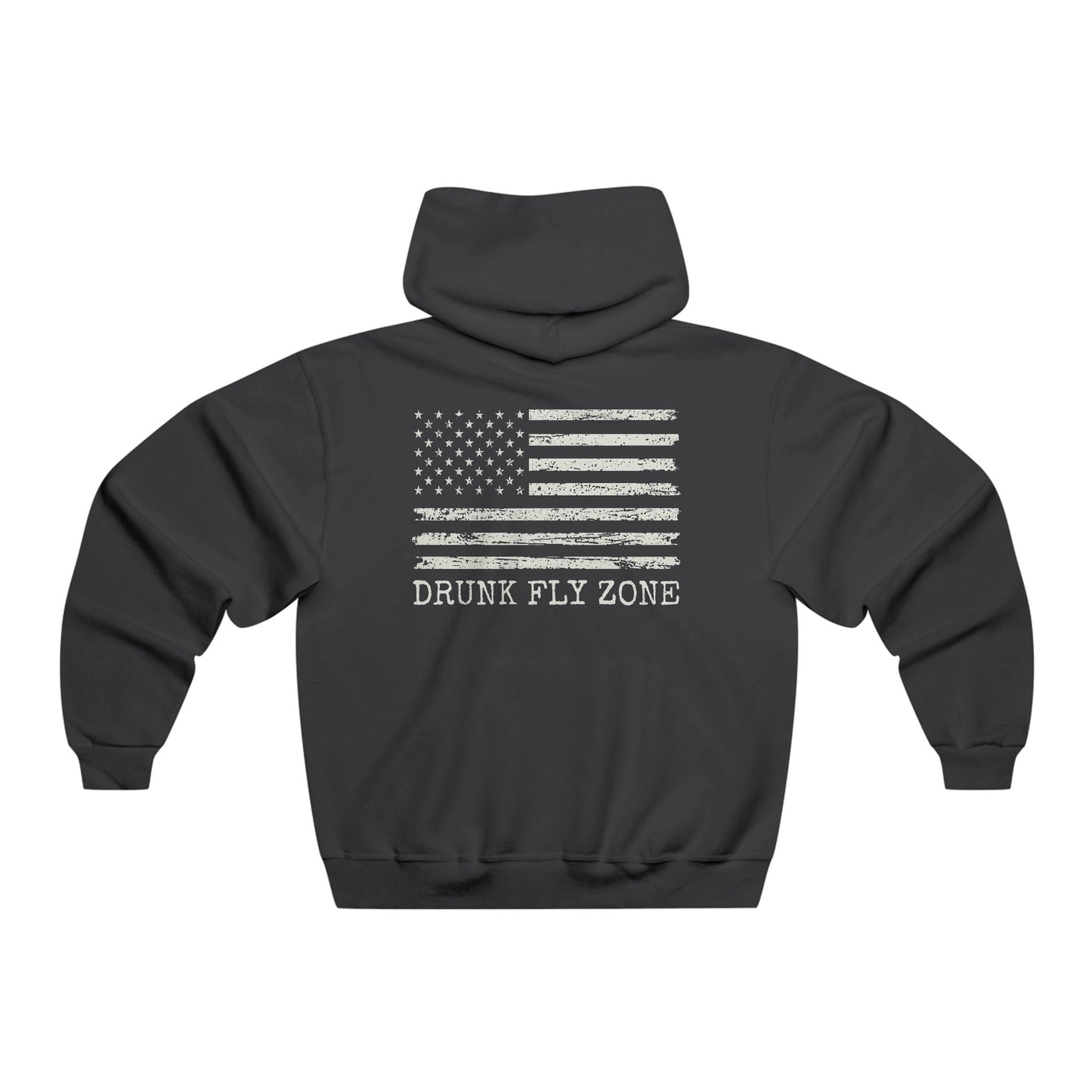 Jerzees Hoodie – American Flag Fishing Logo