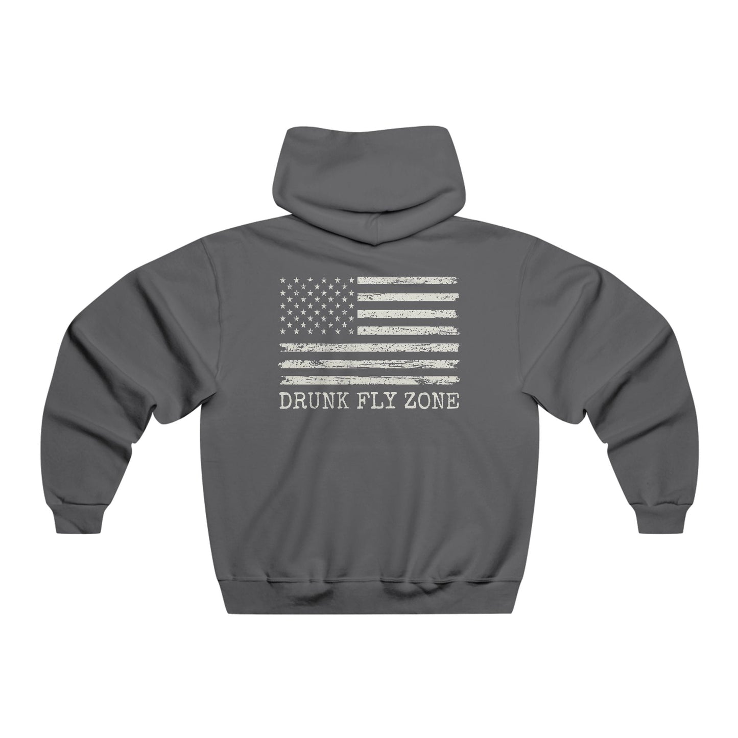 Jerzees Hoodie – American Flag Fishing Logo