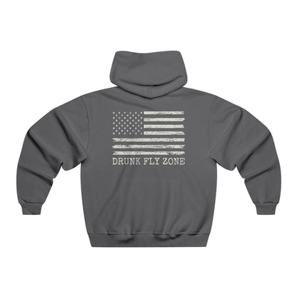 Jerzees Hoodie – American Flag Fishing Logo