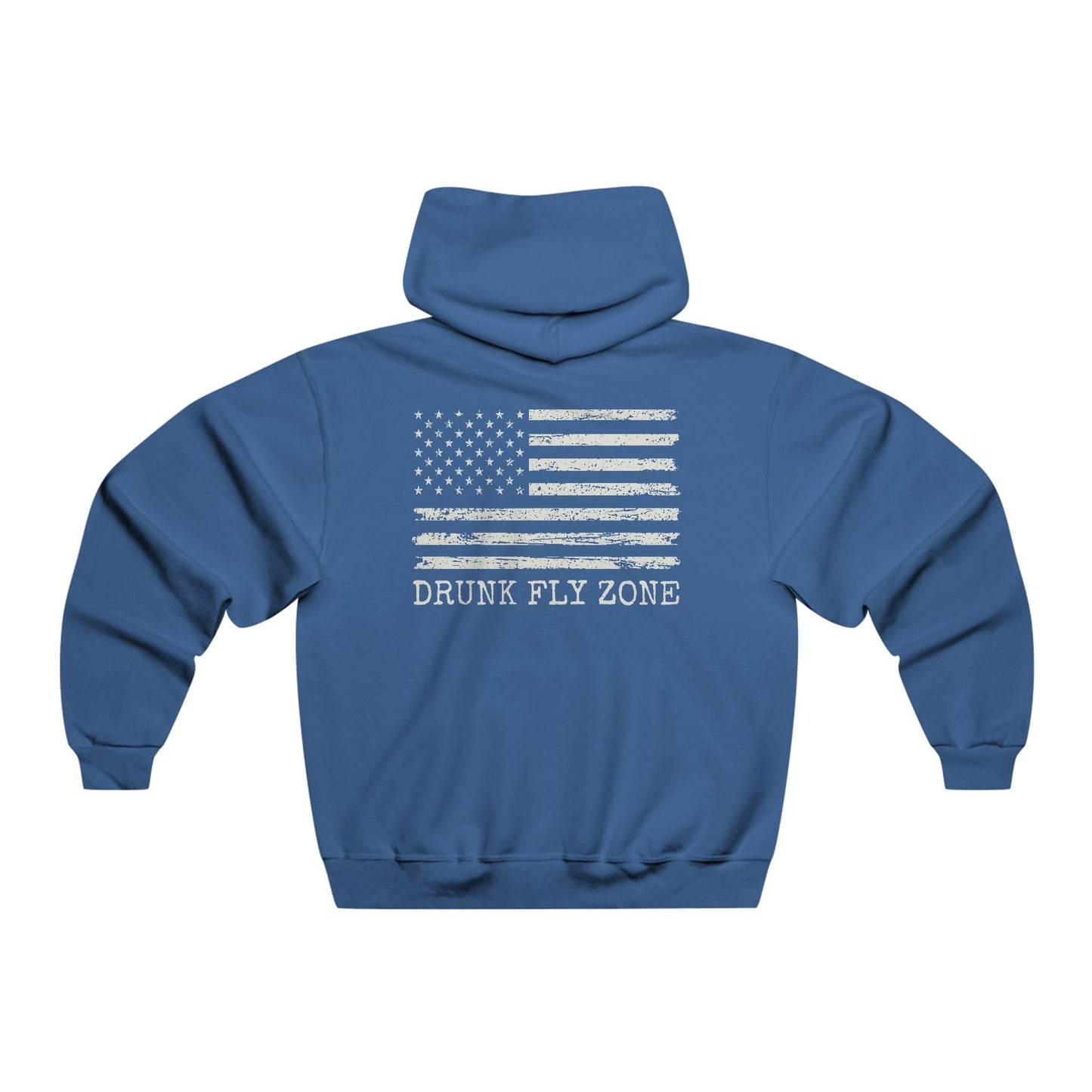 Jerzees Hoodie – American Flag Fishing Logo