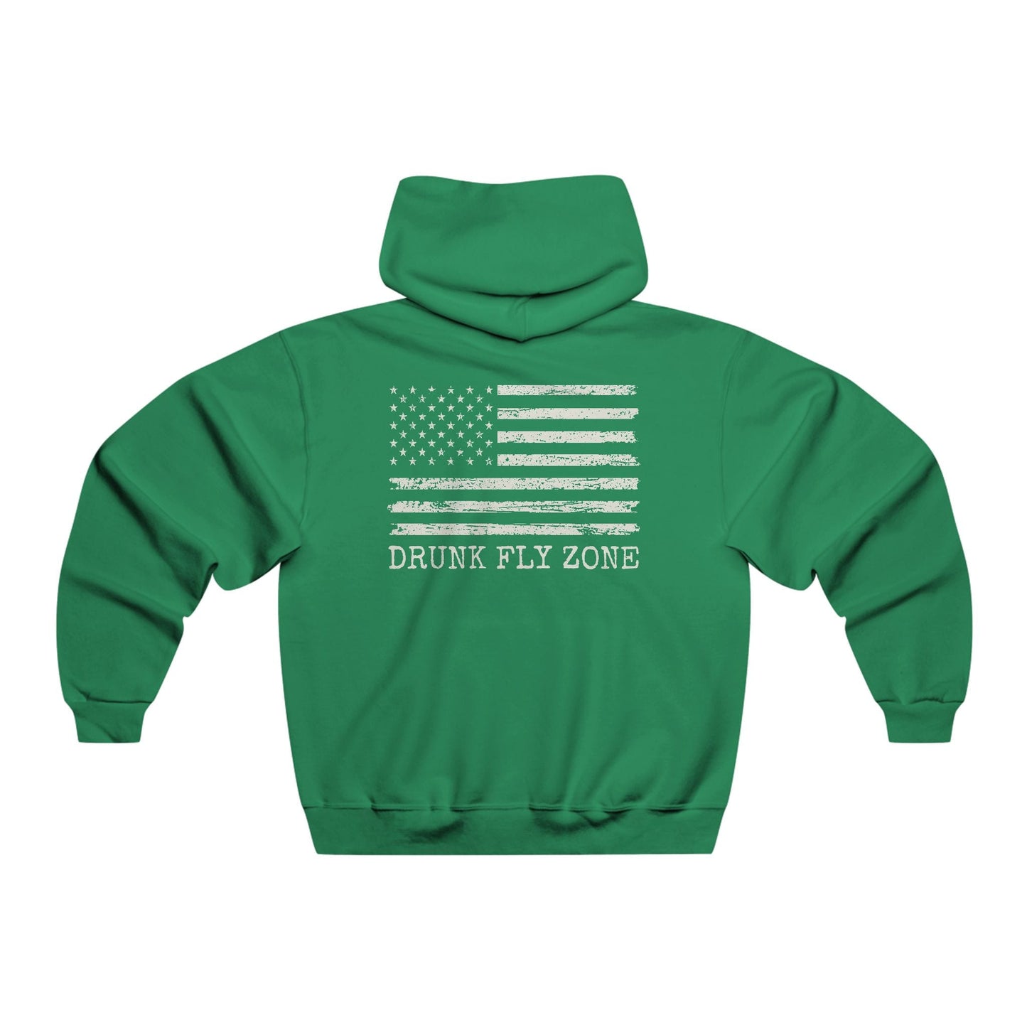 Jerzees Hoodie – American Flag Fishing Logo
