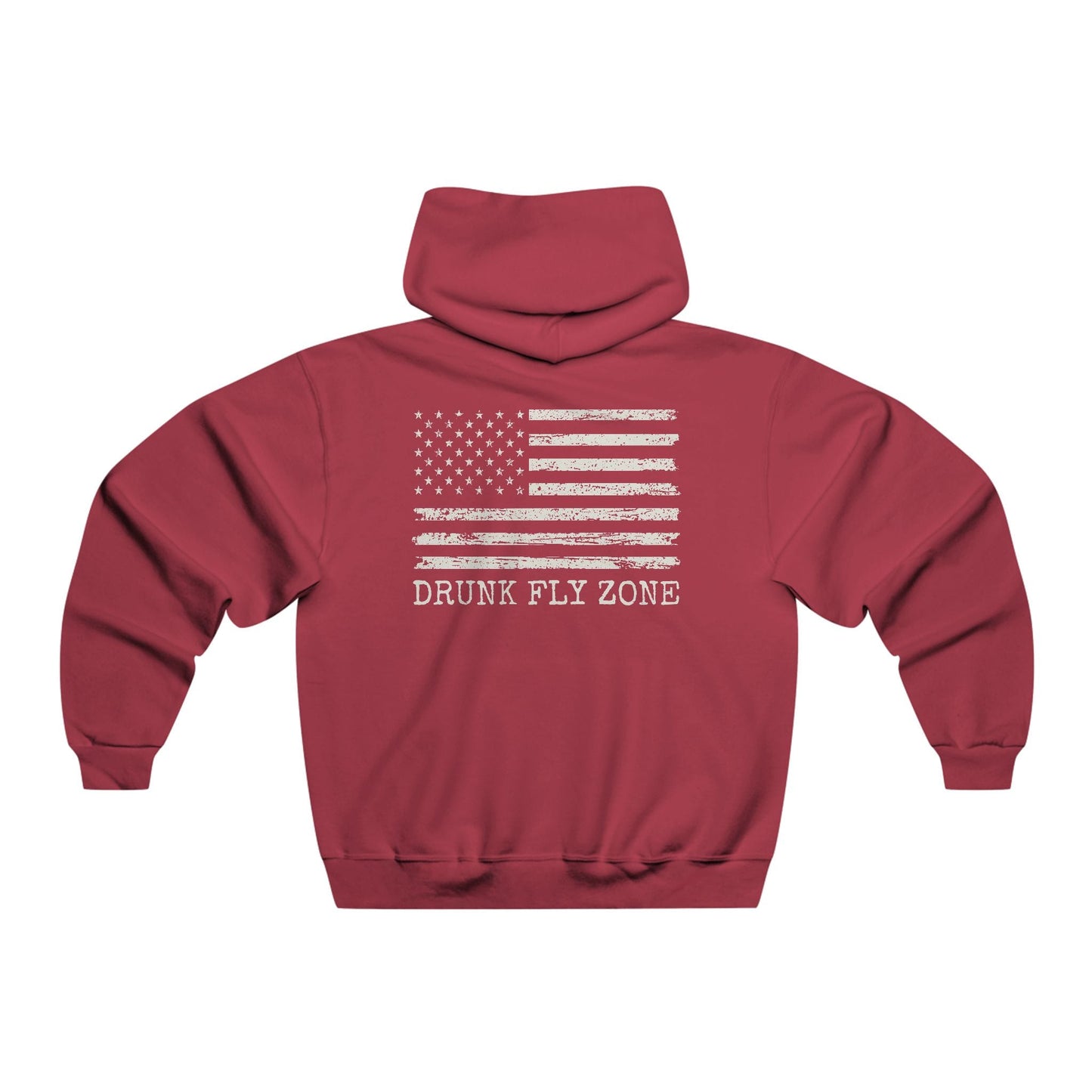 Jerzees Hoodie – American Flag Fishing Logo