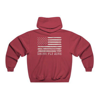 Jerzees Hoodie – American Flag Fishing Logo
