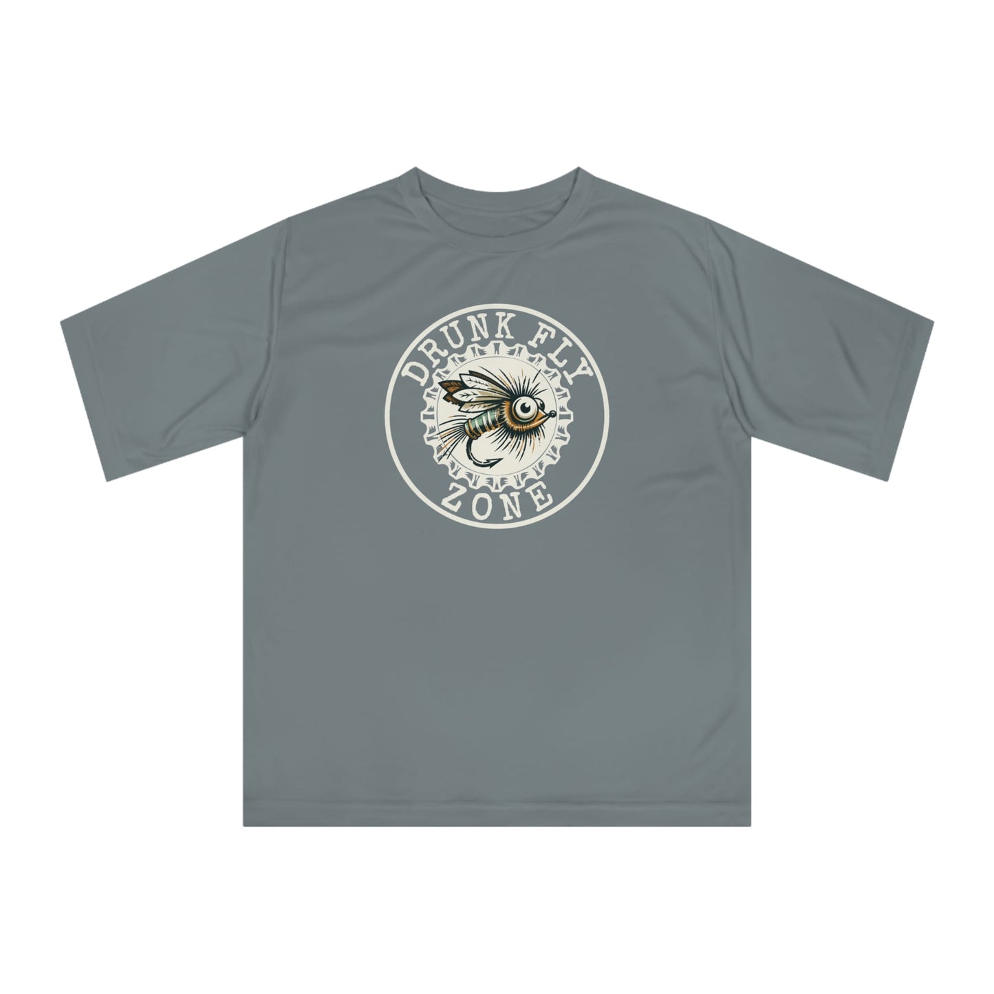UPF 40+ Poly Tee Drunk Fly Zone