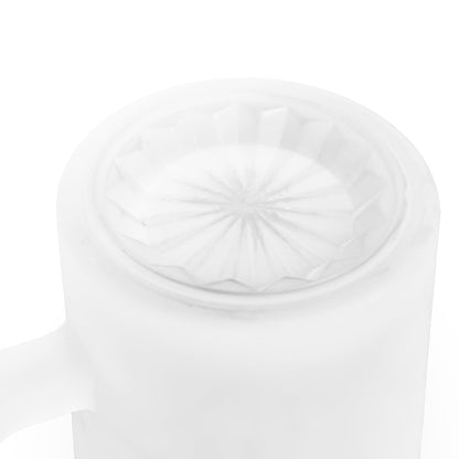 DFZ Frosted Glass Beer Mug