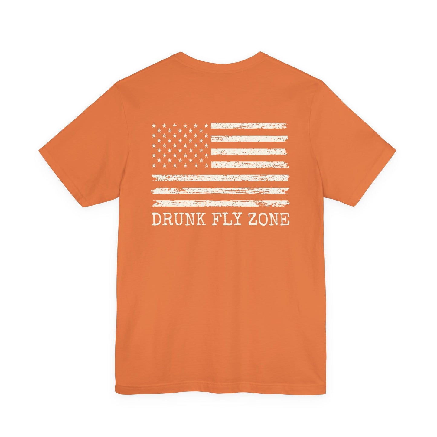 Cotton Tee Flag on Back
