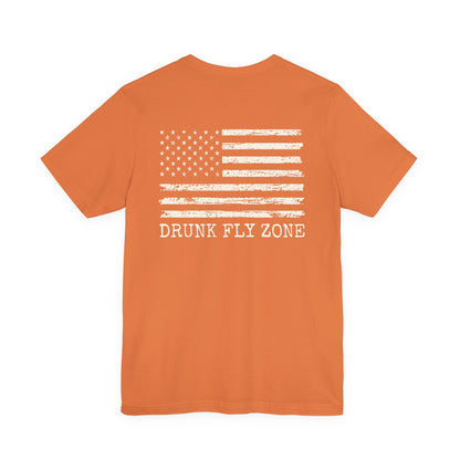 Cotton Tee Flag on Back