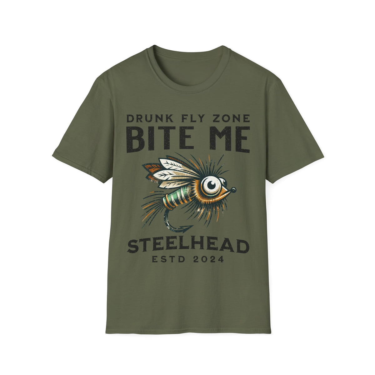 Cotton Tee - Bite Me Steelhead