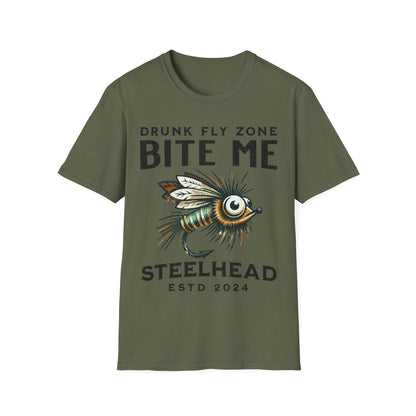 Cotton Tee - Bite Me Steelhead