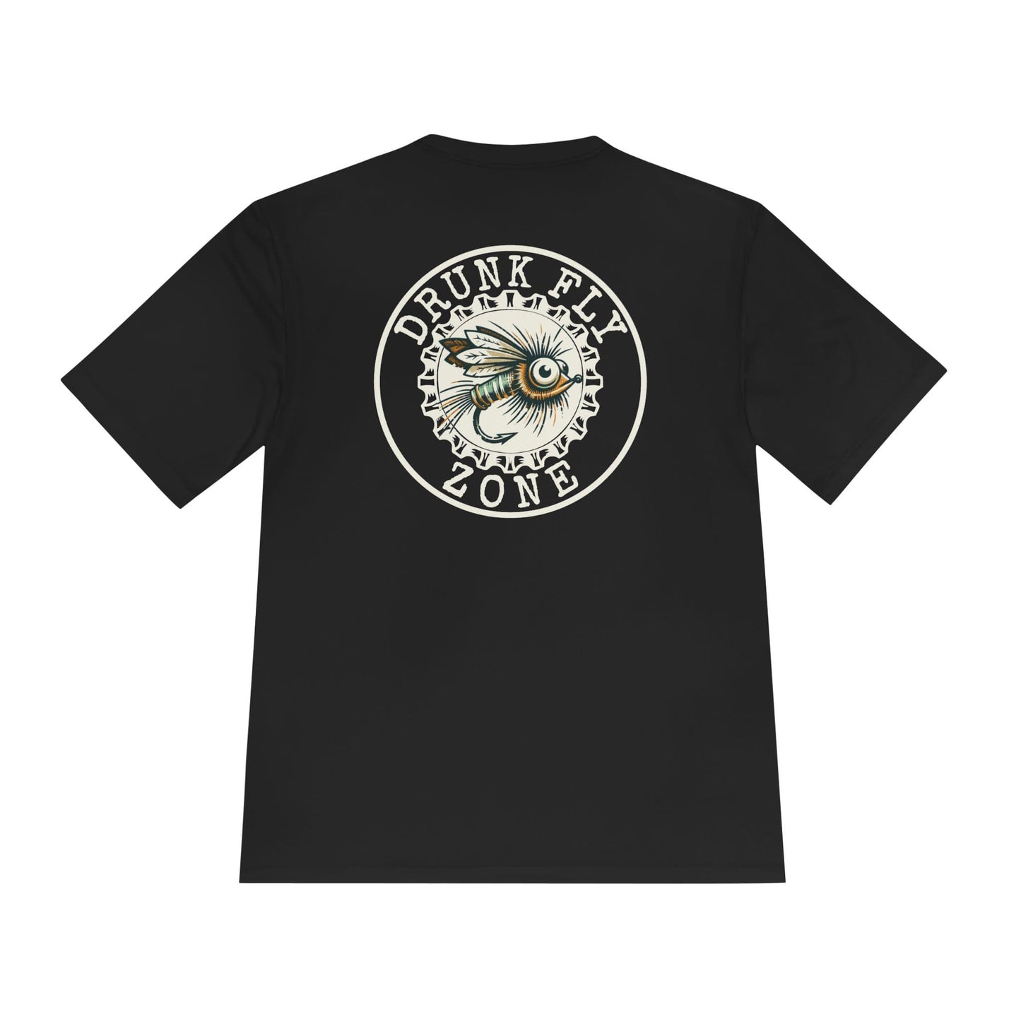 Moisture-Wicking Tee - Drunk Fly Zone Logo