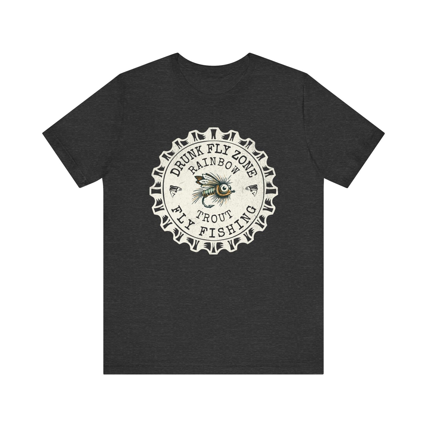 Cotton Tee - Bottlecap Rainbow Trout