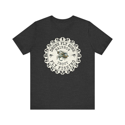 Cotton Tee - Bottlecap Rainbow Trout