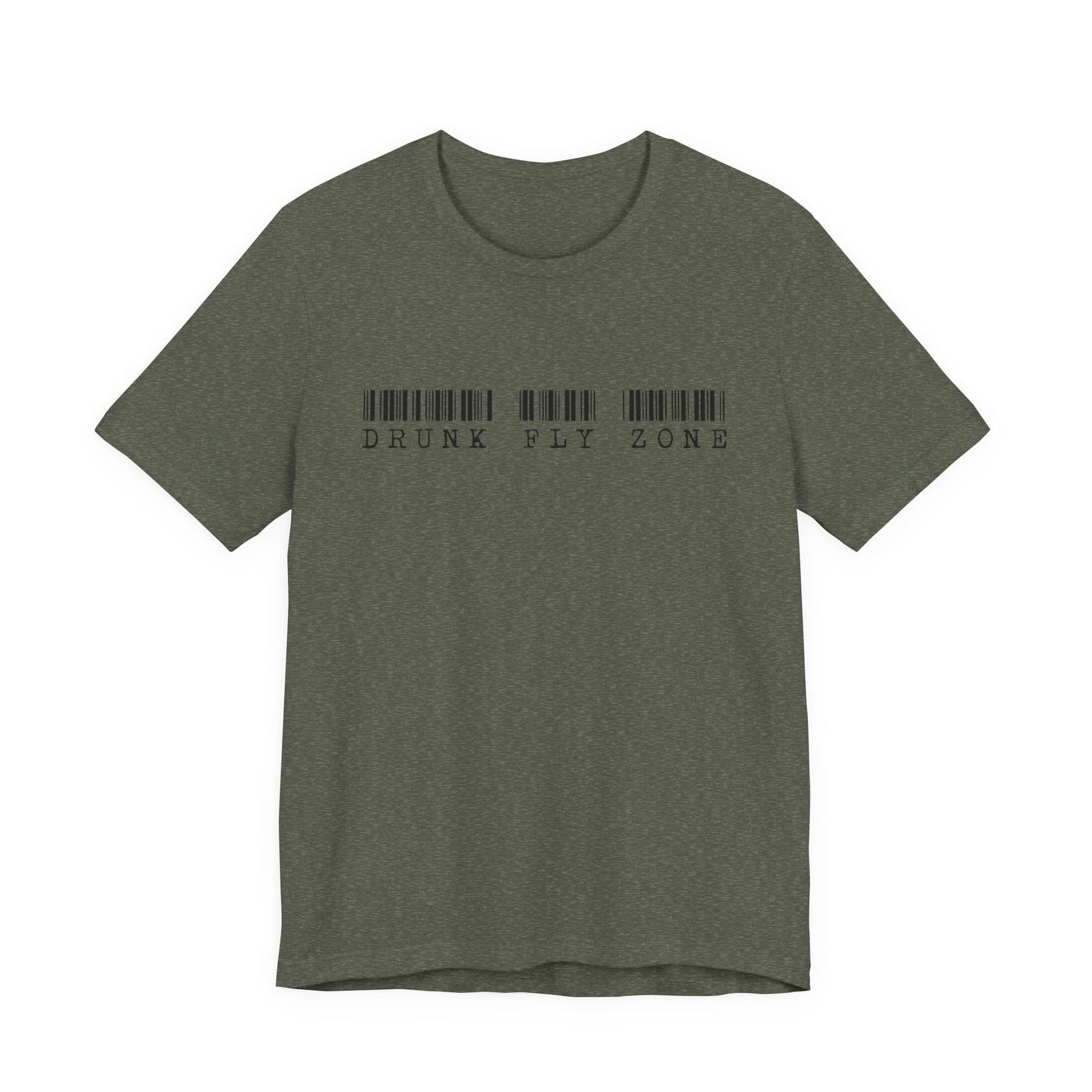 Cotton Tee - Bar Code Black