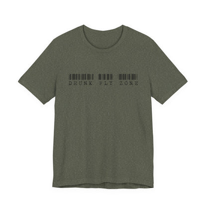 Cotton Tee - Bar Code Black