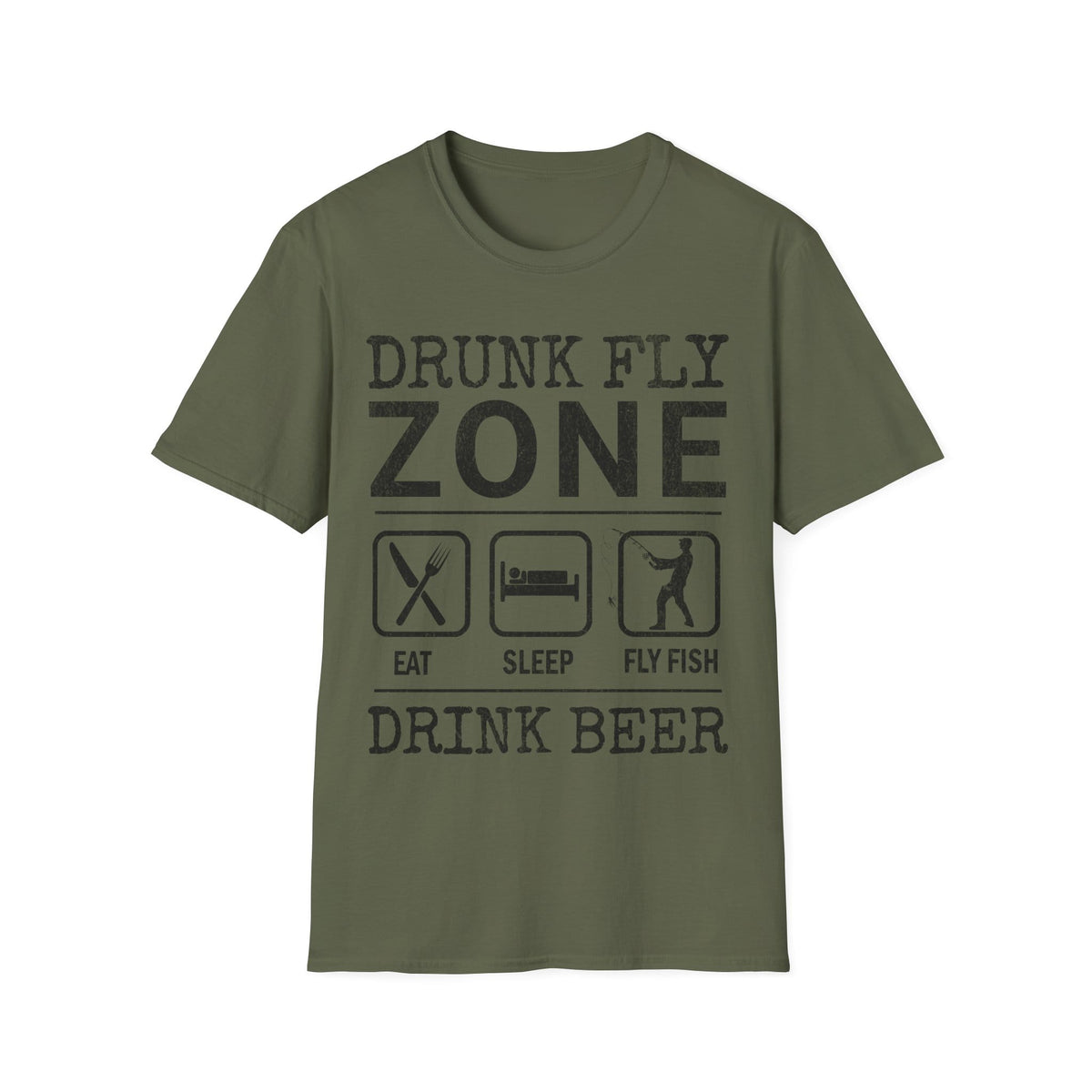 Cotton Tee - Eat, Sleep, Fish