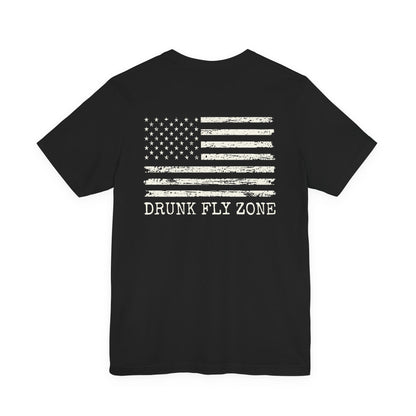Cotton Tee Flag on Back