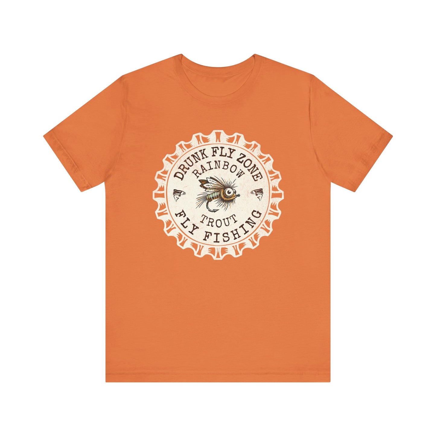 Cotton Tee - Bottlecap Rainbow Trout