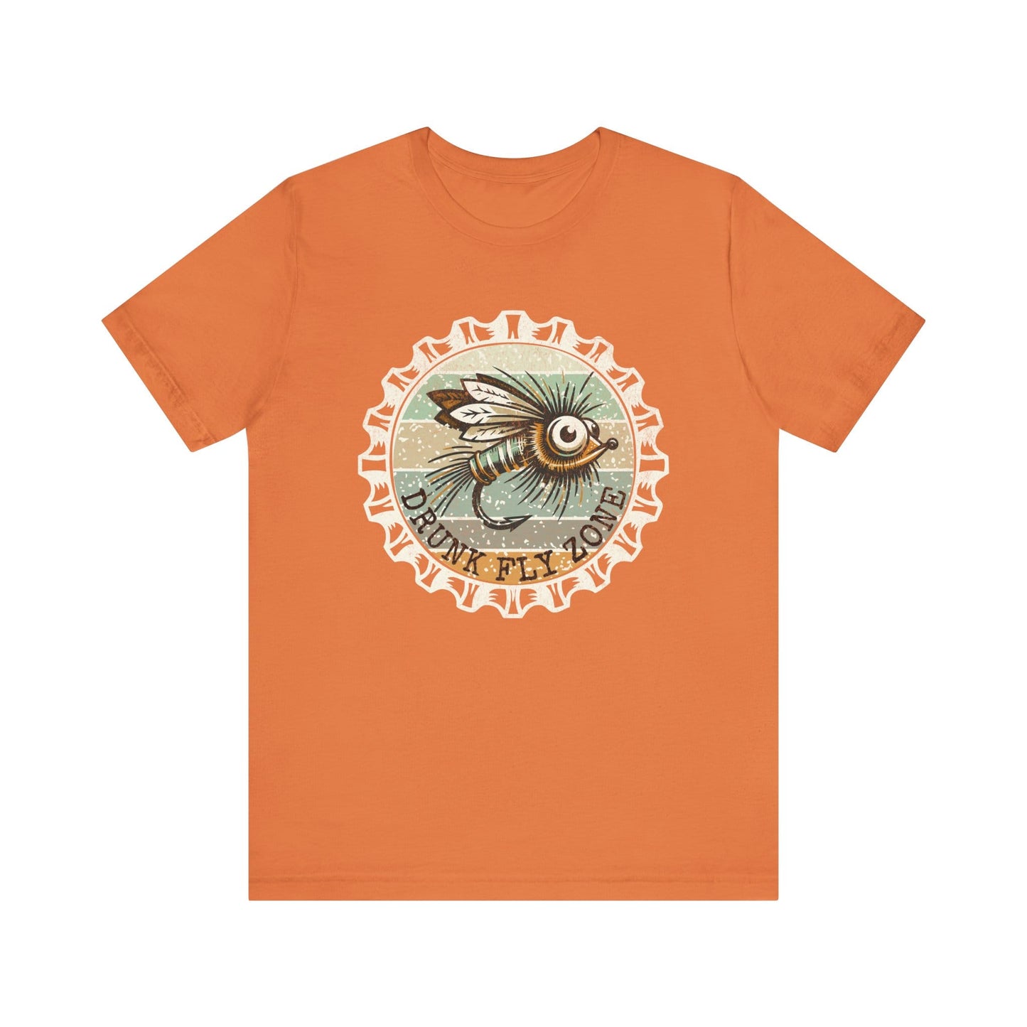 Cotton Tee- Retro Bottlecap Steelhead