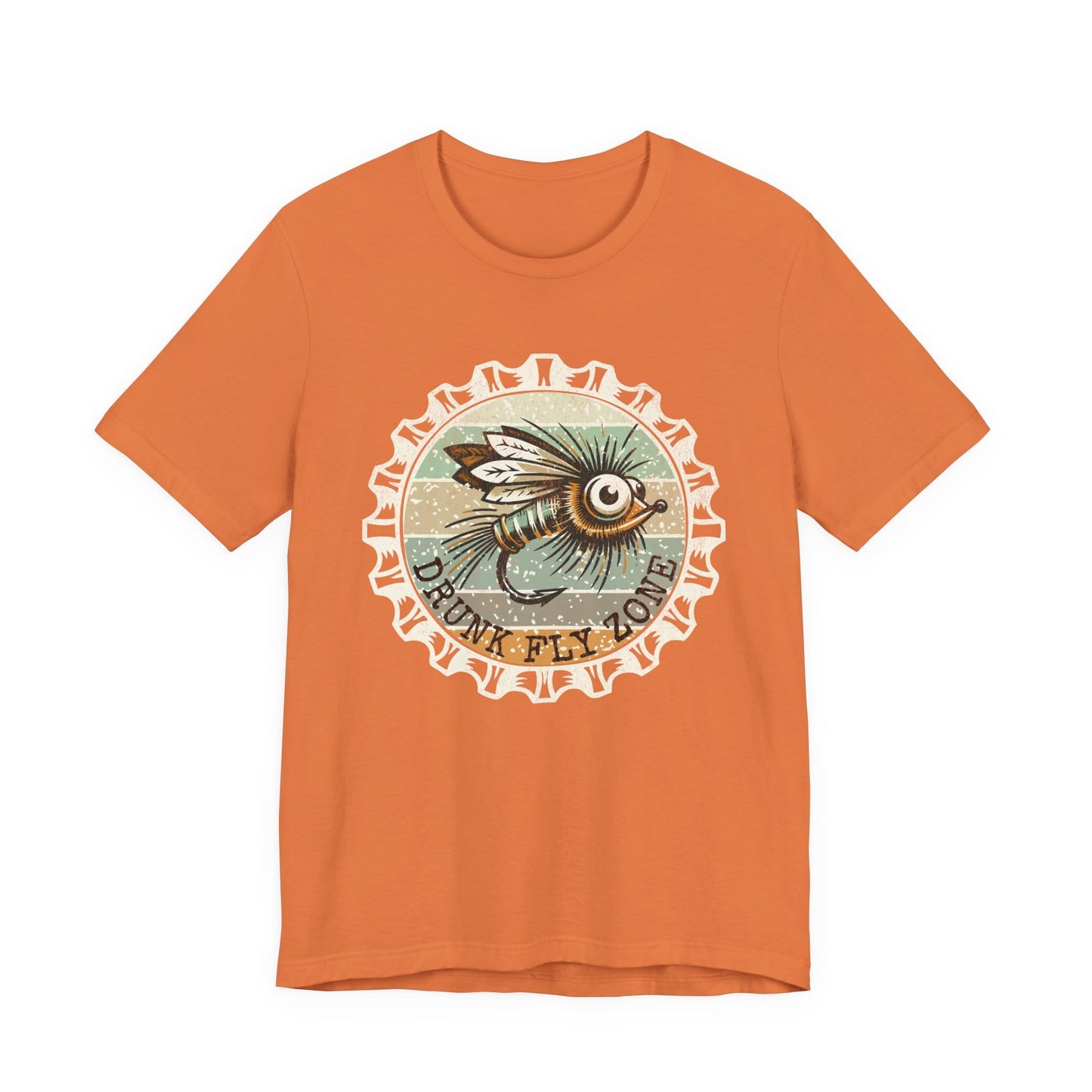 Cotton Tee- Retro Bottlecap Steelhead
