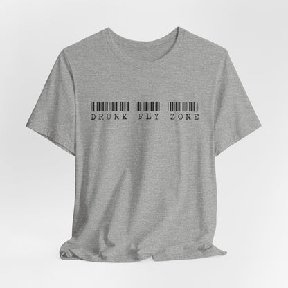 Cotton Tee - Bar Code Black