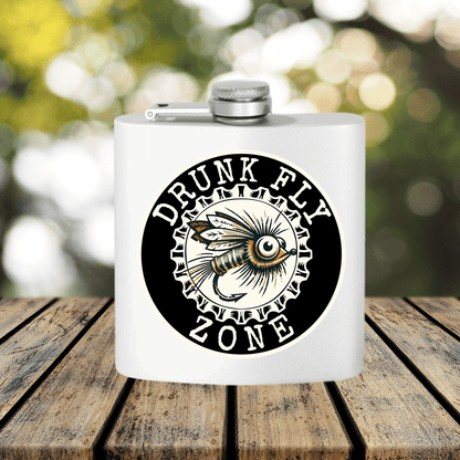 DFZ STAINLESS STEEL FLASK, 6oz